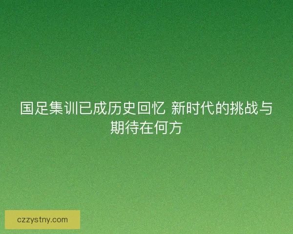国足集训已成历史回忆 新时代的挑战与期待在何方 国足集训已成历史回忆 新时代的挑战与期待在何方